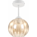 BRILAGI - LED Přisazený lustr RETRO GLASS 1xE27/60W/230V pr. 18 cm bílá/kouřová béžová