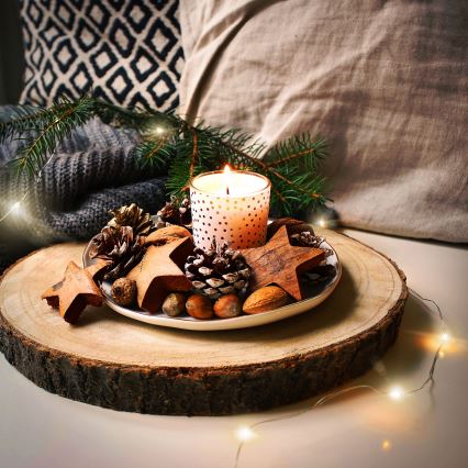 Brilagi - LED  řetěz 100xLED/3xAA 10m teplá bílá