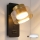 Brilagi - LED RGB+CCT Stmívatelná nástěnná lampa s USB portem AURA LUX 1xGX53/14W/230V 2700-6500K Wi-Fi Tuya černá/zlatá