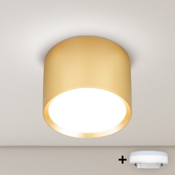 BRILAGI - LED RGB+CCT Stmívatelné bodové svítidlo SMOOTH 1xGX53/14W/230V 60x82 mm 2700-6500K Wi-Fi Tuya zlatá