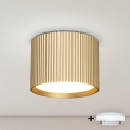 BRILAGI - LED RGB+CCT Stmívatelné bodové svítidlo STRIPY 1xGX53/14W/230V 60x82 mm 2700-6500K Wi-Fi Tuya zlatá