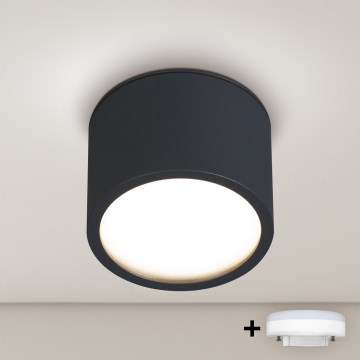 BRILAGI - LED RGB+CCT Stmívatelné koupelnové bodové svítidlo SMOOTH1xGX53/14W/230V 60x82 mm 2700-6500K Wi-Fi Tuya černá IP54