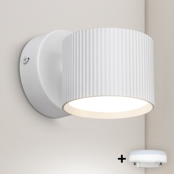 Brilagi - LED RGB+CCT Stmívatelné nástěnné bodové svítidlo STRIPY 1xGX53/14W/230V 2700-6500K Wi-Fi Tuya bílá