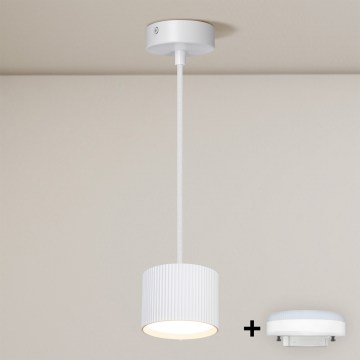 BRILAGI - LED RGB+CCT Stmívatelný lustr na lanku STRIPY 1xGX53/14W/230V pr. 82 mm 2700-6500K Wi-Fi Tuya bílá