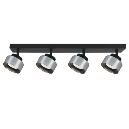 Brilagi - LED RGB+CCT Stmívatelné bodové svítidlo AURA LUX 4xGX53/14W/230V 2700-6500K Wi-Fi Tuya černá/kouřová