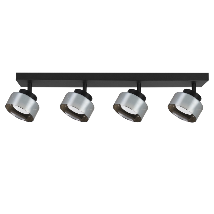 Brilagi - LED RGB+CCT Stmívatelné bodové svítidlo AURA LUX 4xGX53/14W/230V 2700-6500K Wi-Fi Tuya černá/kouřová