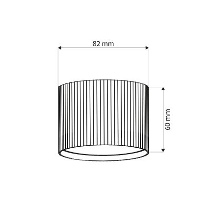 BRILAGI - LED RGB+CCT Stmívatelné bodové svítidlo STRIPY 1xGX53/14W/230V 60x82 mm 2700-6500K Wi-Fi Tuya černá