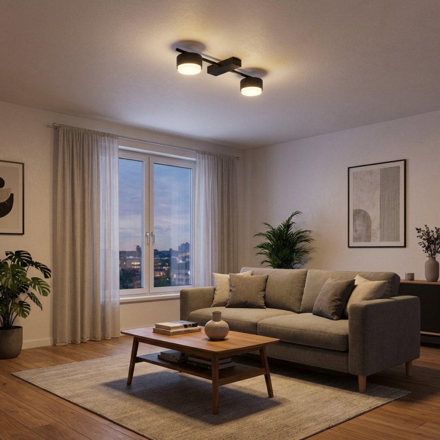 Brilagi - LED RGB+CCT Stmívatelné bodové svítidlo MONO 2xGX53/14W/230V 2700-6500K Wi-Fi Tuya černá