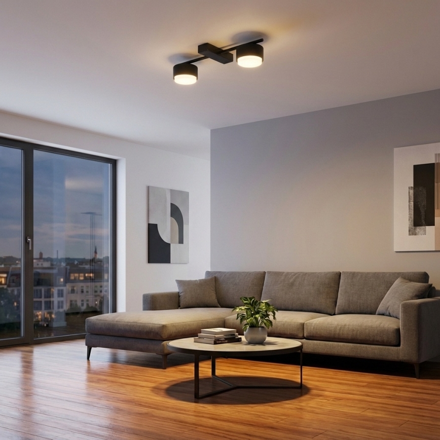 Brilagi - LED RGB+CCT Stmívatelné bodové svítidlo MONO 2xGX53/14W/230V 2700-6500K Wi-Fi Tuya černá