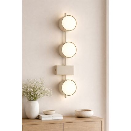 Brilagi - LED RGB+CCT Stmívatelné bodové svítidlo MONO 3xGX53/14W/230V 2700-6500K Wi-Fi Tuya béžová