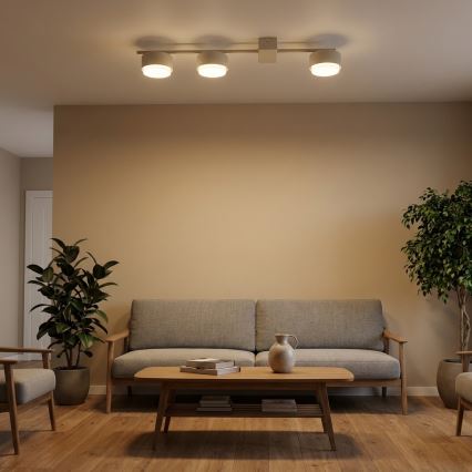 Brilagi - LED RGB+CCT Stmívatelné bodové svítidlo MONO 3xGX53/14W/230V 2700-6500K Wi-Fi Tuya béžová