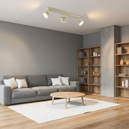 Brilagi - LED RGB+CCT Stmívatelné bodové svítidlo MONO 3xGX53/14W/230V 2700-6500K Wi-Fi Tuya béžová