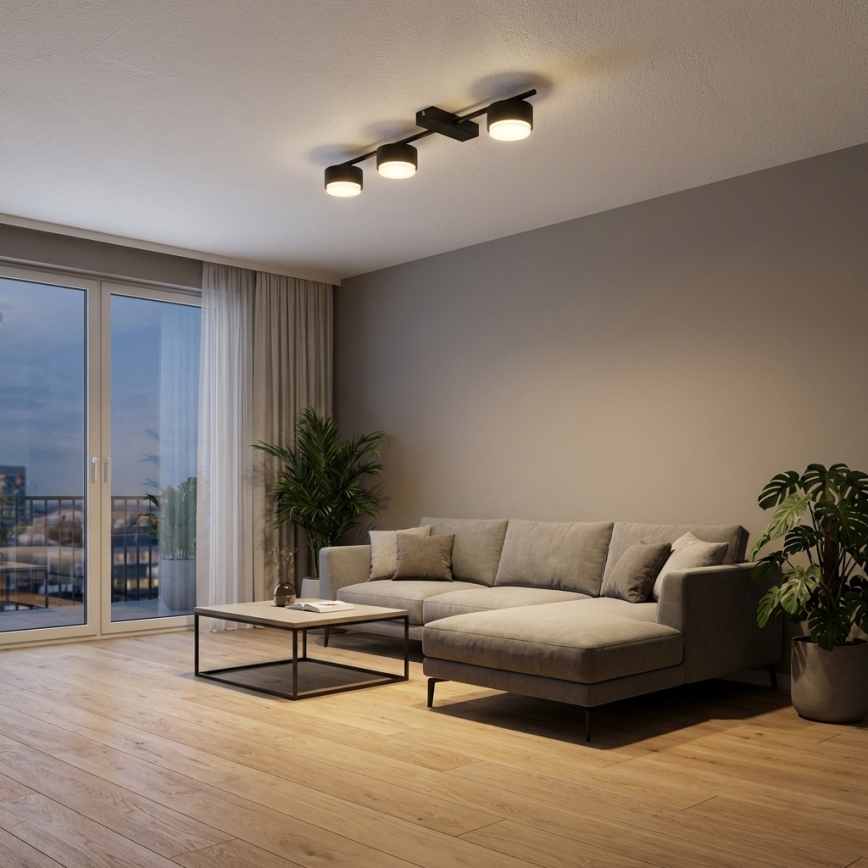 Brilagi - LED RGB+CCT Stmívatelné bodové svítidlo MONO 3xGX53/14W/230V 2700-6500K Wi-Fi Tuya černá