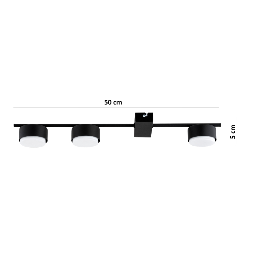 Brilagi - LED RGB+CCT Stmívatelné bodové svítidlo MONO 3xGX53/14W/230V 2700-6500K Wi-Fi Tuya černá