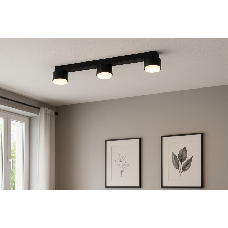 Brilagi - LED RGB+CCT Stmívatelné bodové svítidlo MONO 3xGX53/14W/230V 2700-6500K Wi-Fi Tuya černá
