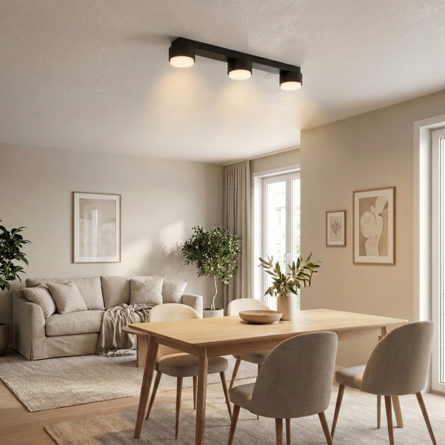 Brilagi - LED RGB+CCT Stmívatelné bodové svítidlo MONO 3xGX53/14W/230V 2700-6500K Wi-Fi Tuya černá