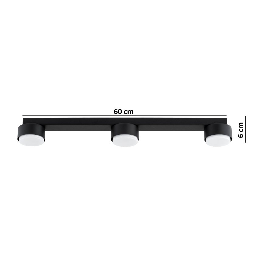 Brilagi - LED RGB+CCT Stmívatelné bodové svítidlo MONO 3xGX53/14W/230V 2700-6500K Wi-Fi Tuya černá