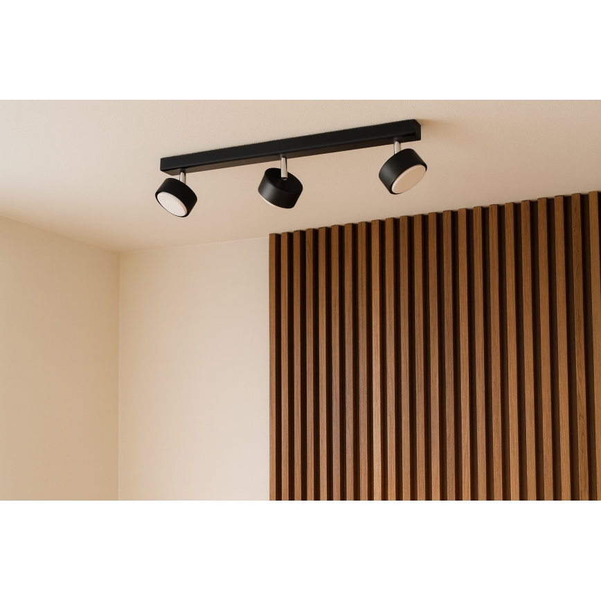 Brilagi - LED RBG+CCT Stmívatelné bodové svítidlo MONO 3xGX53/14W/230V 2700-6500K Wi-Fi Tuya černá
