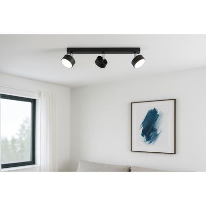 Brilagi - LED RBG+CCT Stmívatelné bodové svítidlo MONO 3xGX53/14W/230V 2700-6500K Wi-Fi Tuya černá