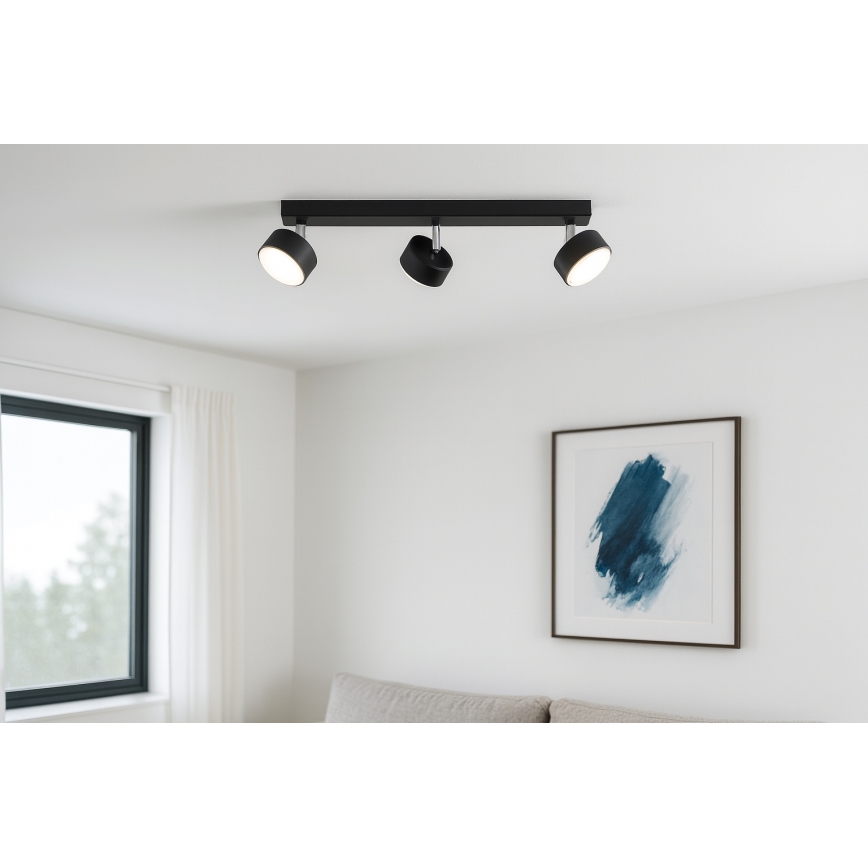 Brilagi - LED RBG+CCT Stmívatelné bodové svítidlo MONO 3xGX53/14W/230V 2700-6500K Wi-Fi Tuya černá