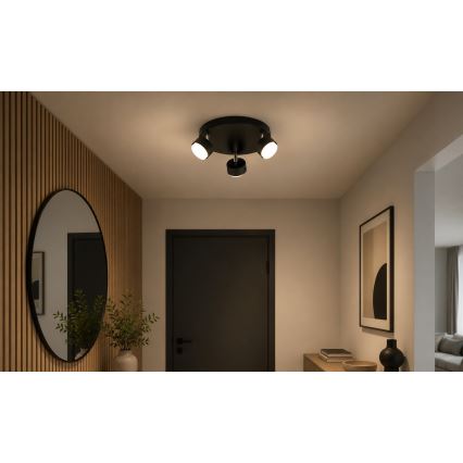 Brilagi - LED RBG+CCT Stmívatelné bodové svítidlo MONO 3xGX53/14W/230V 2700-6500K Wi-Fi Tuya černá