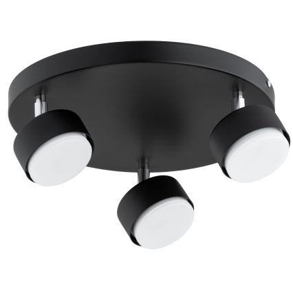 Brilagi - LED RBG+CCT Stmívatelné bodové svítidlo MONO 3xGX53/14W/230V 2700-6500K Wi-Fi Tuya černá