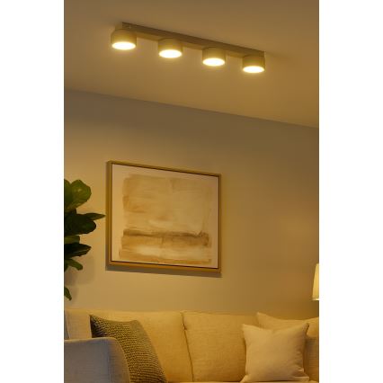 Brilagi - LED RGB+CCT Stmívatelné bodové svítidlo MONO 4xGX53/14W/230V 2700-6500K Wi-Fi Tuya béžová