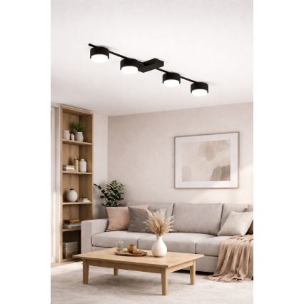 Brilagi - LED RGB+CCT Stmívatelné bodové svítidlo MONO 4xGX53/14W/230V 2700-6500K Wi-Fi Tuya černá