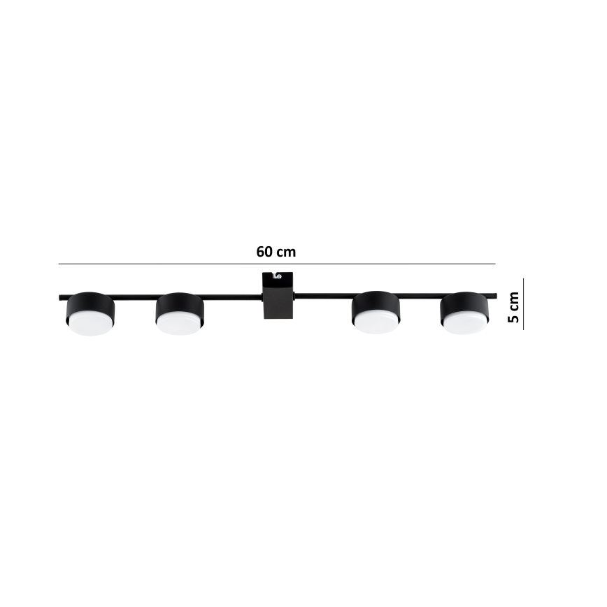 Brilagi - LED RGB+CCT Stmívatelné bodové svítidlo MONO 4xGX53/14W/230V 2700-6500K Wi-Fi Tuya černá