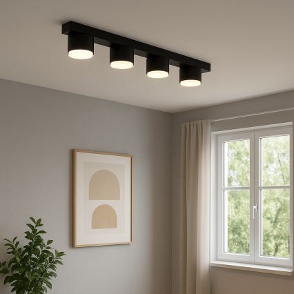 Brilagi - LED RGB+CCT Stmívatelné bodové svítidlo MONO 4xGX53/14W/230V 2700-6500K Wi-Fi Tuya černá