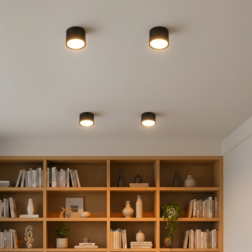Brilagi - LED RGB+CCT Stmívatelné bodové svítidlo SMOOTH 1xGX53/14W/230V 2700-6500K Wi-Fi Tuya černá