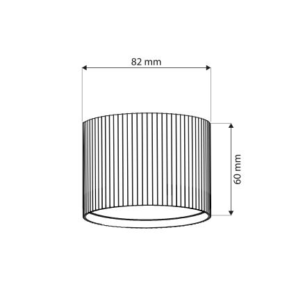 Brilagi - LED RGB+CCT Stmívatelné bodové svítidlo STRIPY 1xGX53/14W/230V 2700-6500K Wi-Fi Tuya zlatá