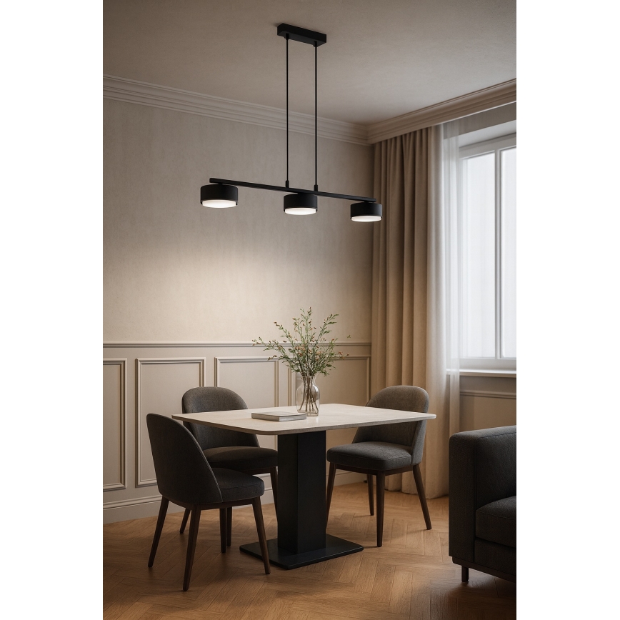 Brilagi - LED RBG+CCT Stmívatelný lustr na lanku MONO 3xGX53/14W/230V 2700-6500K Wi-Fi Tuya černá