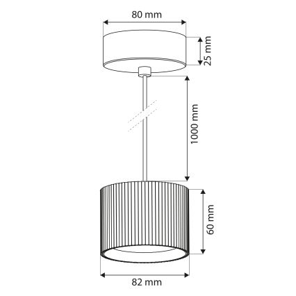 Brilagi - LED RGB+CCT Stmívatelný lustr na lanku STRIPY 1xGX53/14W/230V 2700-6500K Wi-Fi Tuya bílá