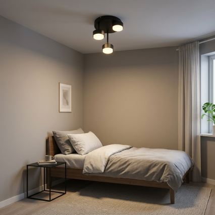 Brilagi - LED RBG+CCT Stmívatelný přisazený lustr MONO 3xGX53/14W/230V 2700-6500K Wi-Fi Tuya černá