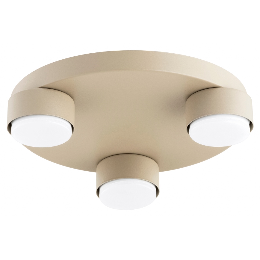 Brilagi - LED RGB+CCT Stmívatelné stropní svítidlo MONO 3xGX53/14W/230V 2700-6500K Wi-Fi Tuya pr. 30 cm béžová
