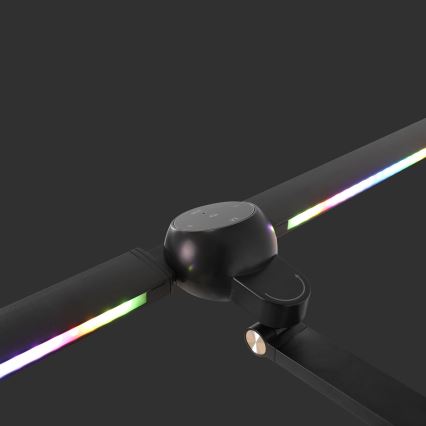 Brilagi - LED RGBTW Stmívatelná dotyková stolní lampa s klipem VARIO LED/18W/230V 3000-6500K CRI 96 černá