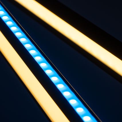 Brilagi - LED RGBTW Stmívatelná dotyková stolní lampa s klipem VARIO LED/18W/230V 3000-6500K CRI 96 černá