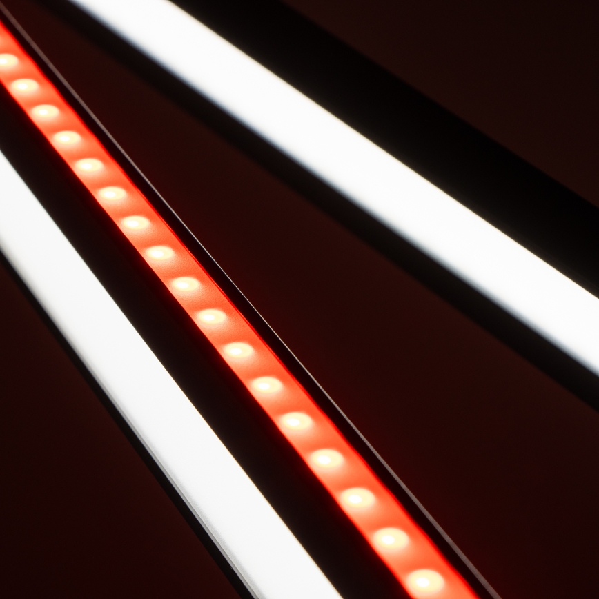 Brilagi - LED RGBTW Stmívatelná dotyková stolní lampa s klipem VARIO LED/18W/230V 3000-6500K CRI 96 černá