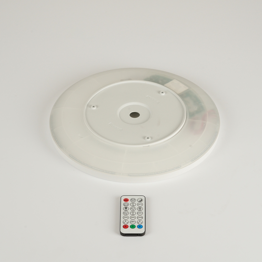 Brilagi - LED RGBW Stmívatelné stropní svítidlo ULTRA SLIM LED/18W/230V 2700-6500K pr. 30 cm bílá + dálkové ovládání