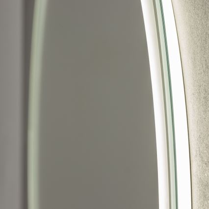 Brilagi - LED RGBW Koupelnové vyhřívané zrcadlo AVA PRO LED/18W/230V pr. 60 cm IP44 CRI 90 stmívatelné + CCT