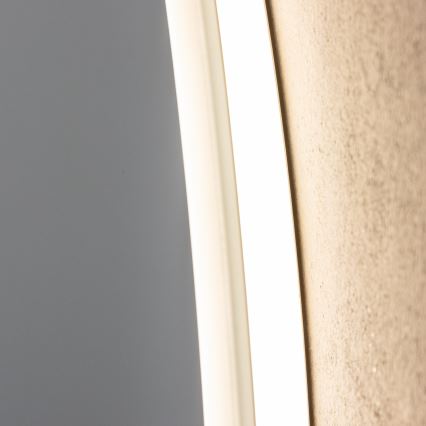 Brilagi - LED RGBW Koupelnové vyhřívané zrcadlo CLARA PRO LED/18,5W/230V pr. 60 cm IP44 CRI 90 stmívatelné + CCT