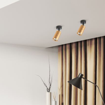 Brilagi - LED RGBW Stmív. bodové svít. SELE DIAMANT 1xGU10/4,8W/230V zlatá + dálkové ovládání