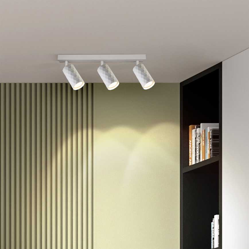 Brilagi - LED RGBW Stmívatelné bodové svítidlo SELE DIAMANT 3xGU10/6,5W/230V 2700-6500K Wi-Fi bílá