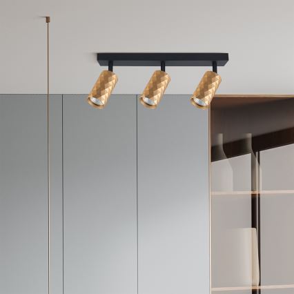 Brilagi - LED RGBW Stmívatelné bodové svítidlo SELE DIAMANT 3xGU10/6,5W/230V 2700-6500K Wi-Fi zlatá