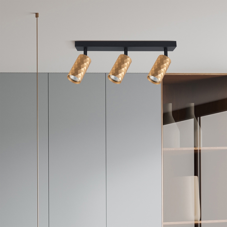 Brilagi - LED RGBW Stmívatelné bodové svítidlo SELE DIAMANT 3xGU10/6,5W/230V 2700-6500K Wi-Fi zlatá