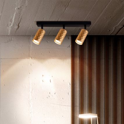 Brilagi - LED RGBW Stmívatelné bodové svítidlo SELE DIAMANT 3xGU10/6,5W/230V 2700-6500K Wi-Fi zlatá