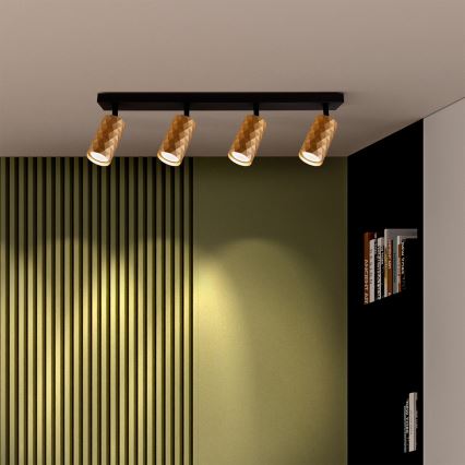 Brilagi - LED RGBW Stmívatelné bodové svítidlo SELE DIAMANT 4xGU10/6,5W/230V 2700-6500K Wi-Fi zlatá