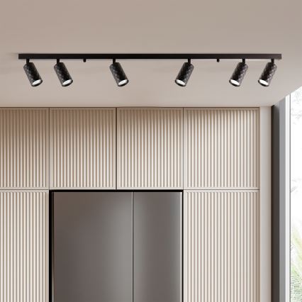 Brilagi - LED RGBW Stmívatelné bodové svítidlo SELE DIAMANT 6xGU10/6,5W/230V 2700-6500K Wi-Fi černá