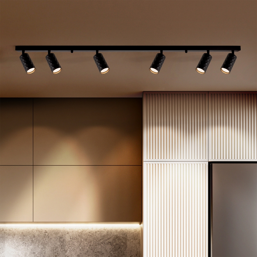 Brilagi - LED RGBW Stmívatelné bodové svítidlo SELE DIAMANT 6xGU10/6,5W/230V 2700-6500K Wi-Fi černá